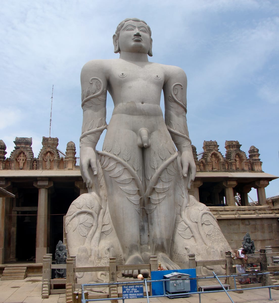 The Gommateshwara Statue of Bahubali