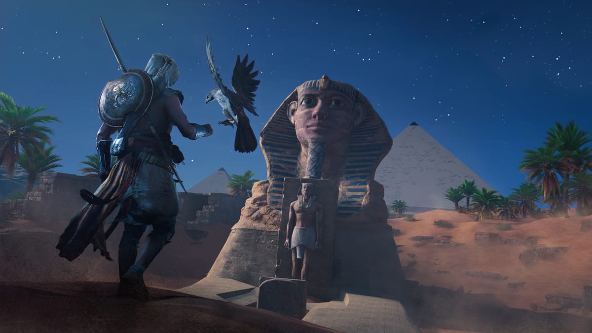 The Statue You Walk Inside in Assassin's Creed Origins