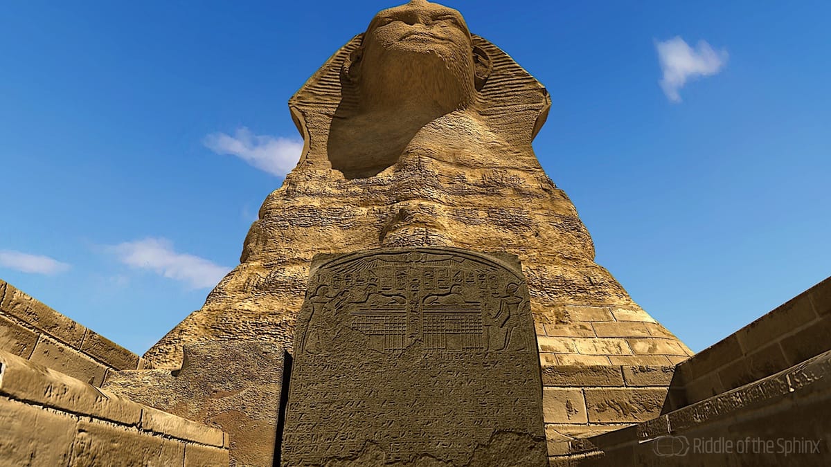 Great Sphinx of Giza in Riddle of the Sphinx: The Awakening