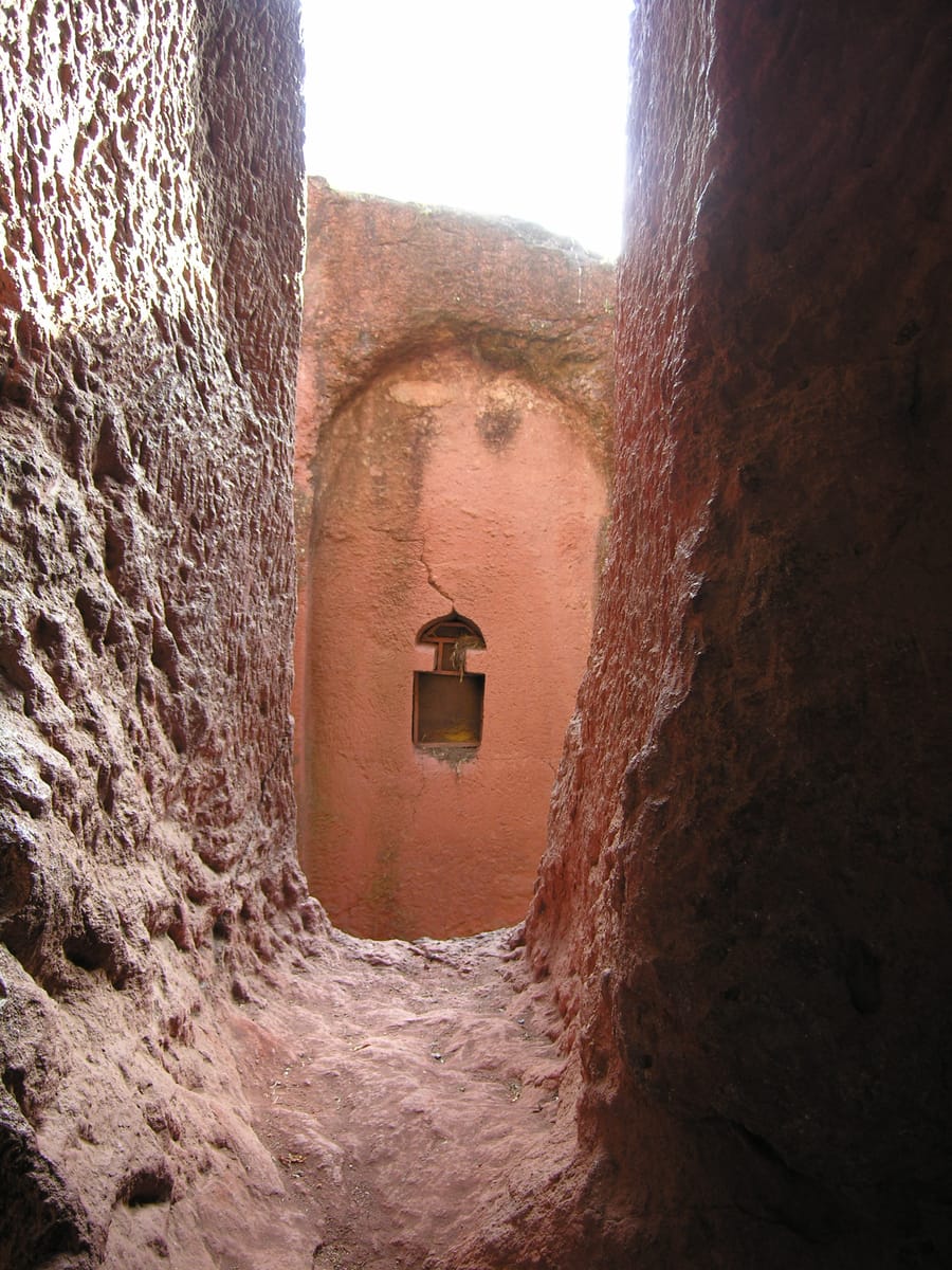 The Rock-Hewn Churches of Lalibela, photographed for UNESCO's World Heritage documentation.